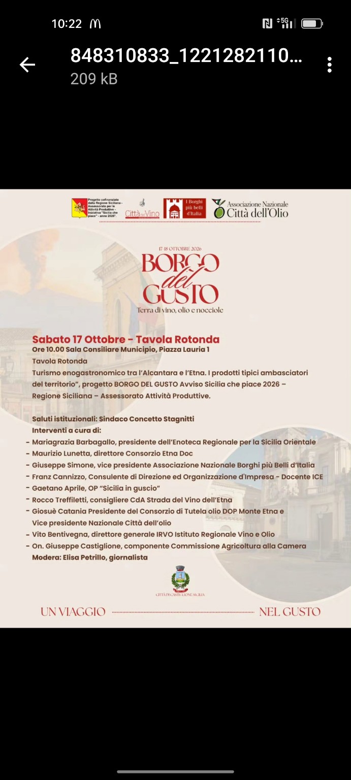 Tavola rotonda del 17 ottobre